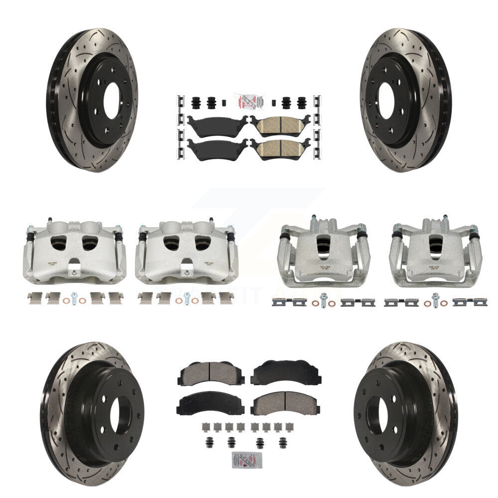 Transit Auto KCD-100690N Disc Brake Kit for 2012-2014 Ford F-150 - Front and Rear product image