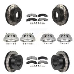 Transit Auto KCD-100690P Disc Brake Kit for 2011-2019 Chevrolet Silverado 3500 HD, GMC Sierra 3500 HD - Front and Rear product image