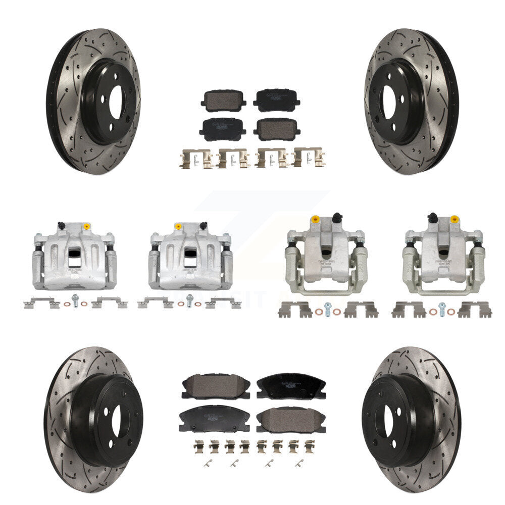 Transit Auto KCD-100690T Disc Brake Kit for 2014 Dodge Charger - Front and Rear product image