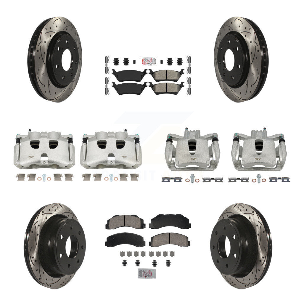 Transit Auto KCD-100691N Disc Brake Kit for 2012-2014 Ford F-150 - Front and Rear product image