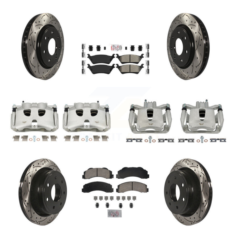 Transit Auto KCD-100691N Disc Brake Kit for 2012-2014 Ford F-150 - Front and Rear product image
