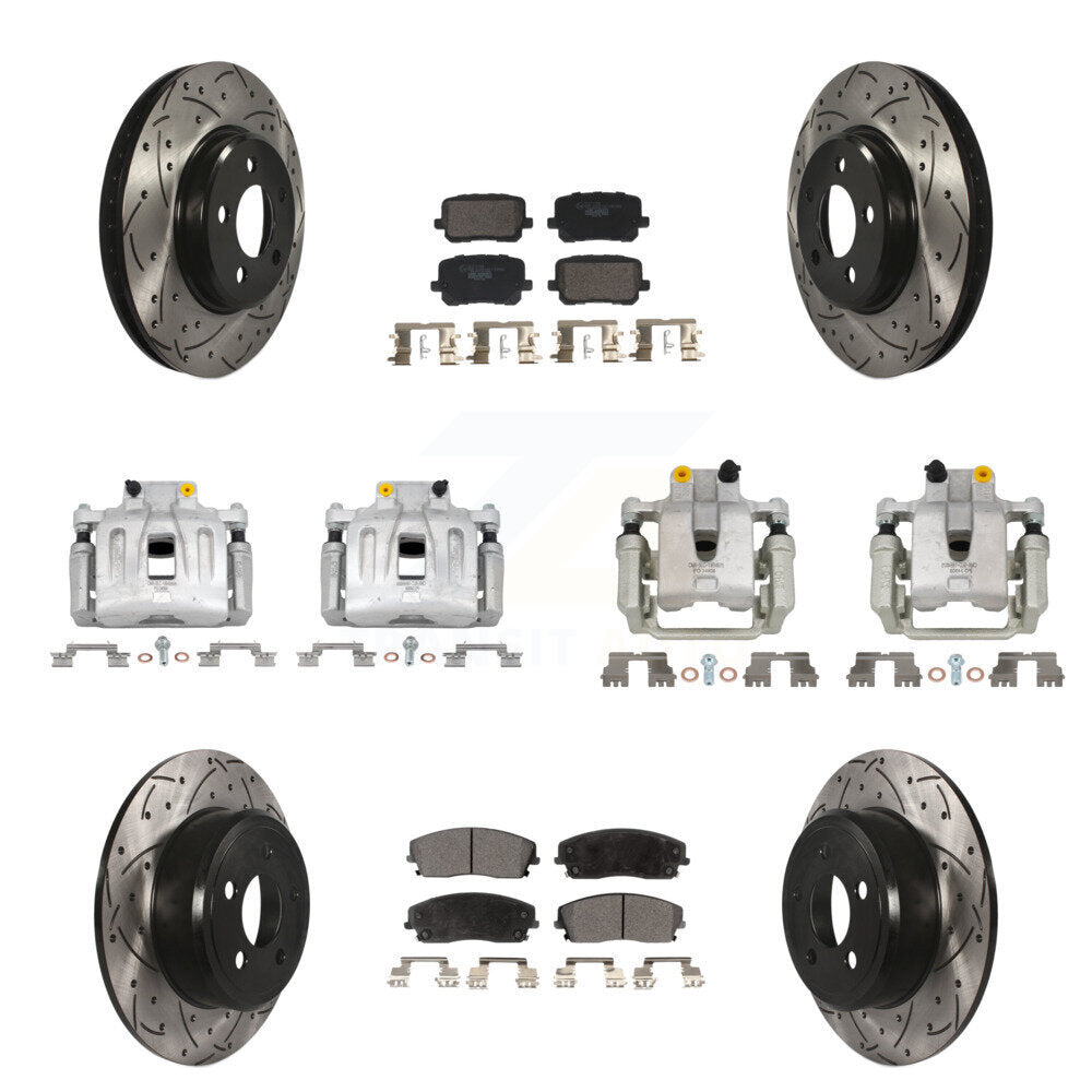 Transit Auto KCD-100691T Disc Brake Kit for 2014 Dodge Charger - Front and Rear product image