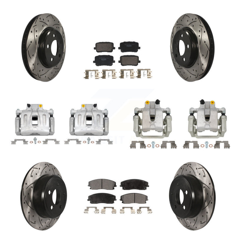 Transit Auto KCD-100691T Disc Brake Kit for 2014 Dodge Charger - Front and Rear product image