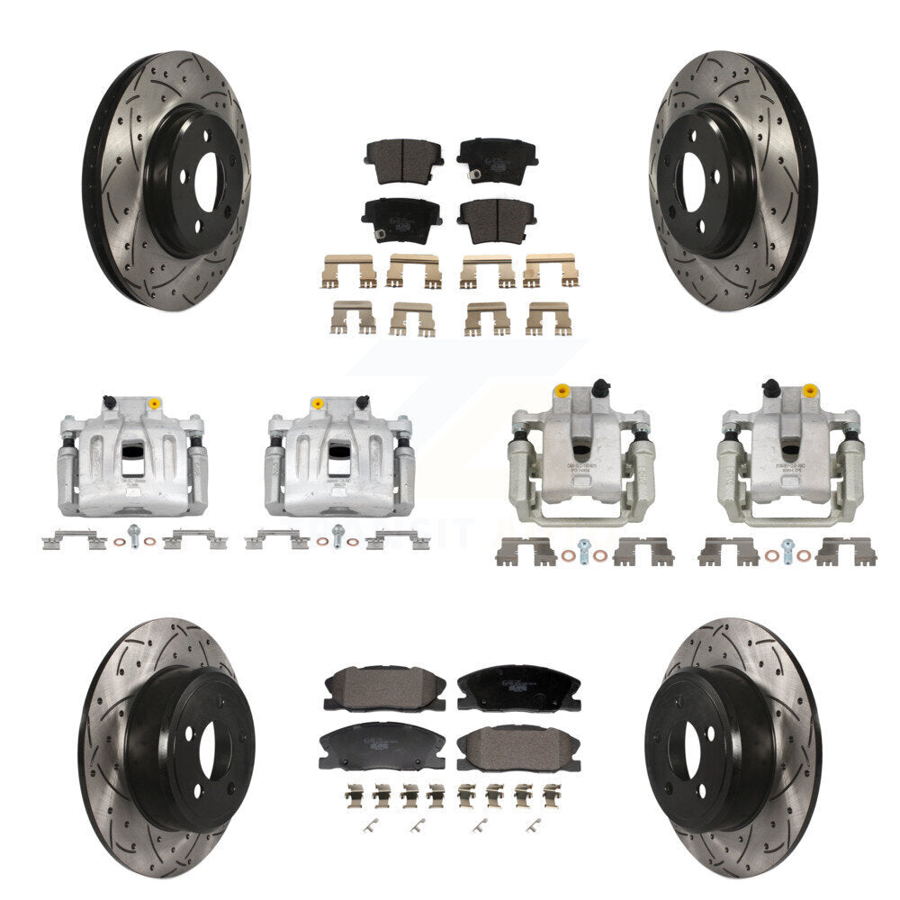Transit Auto KCD-100692T Disc Brake Kit for 2014 Dodge Charger - Front and Rear product image