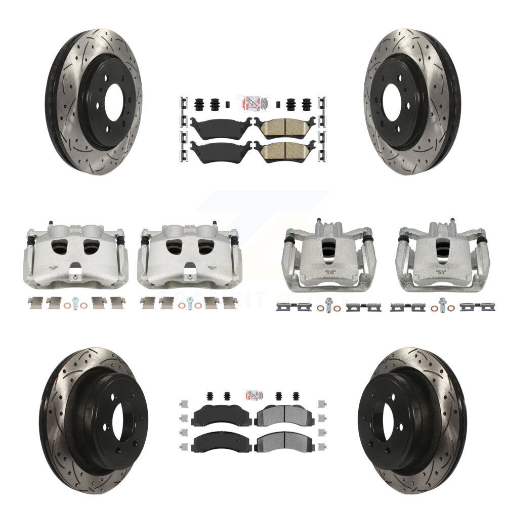 Transit Auto KCD-100693N Disc Brake Kit for 2012-2017 Ford F-150 - Front and Rear product image