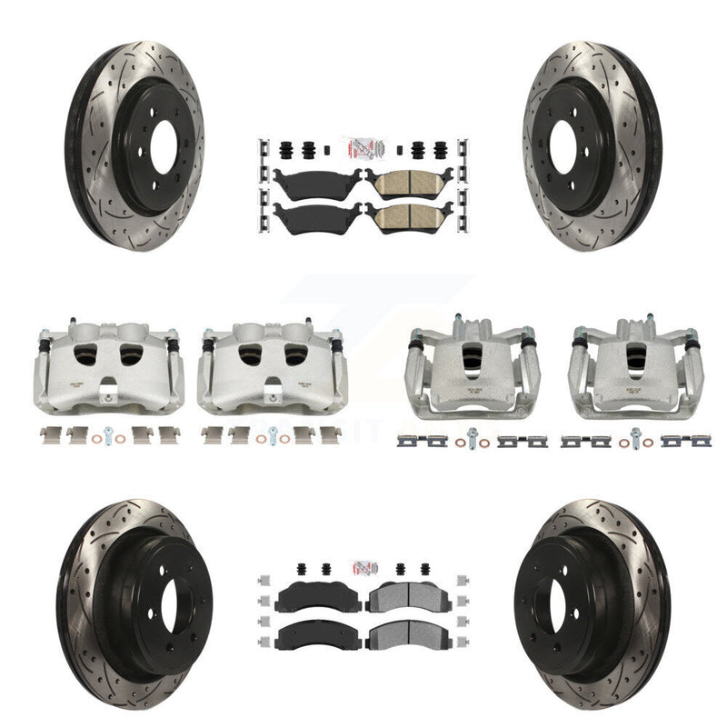 Transit Auto KCD-100693N Disc Brake Kit for 2012-2017 Ford F-150 - Front and Rear product image