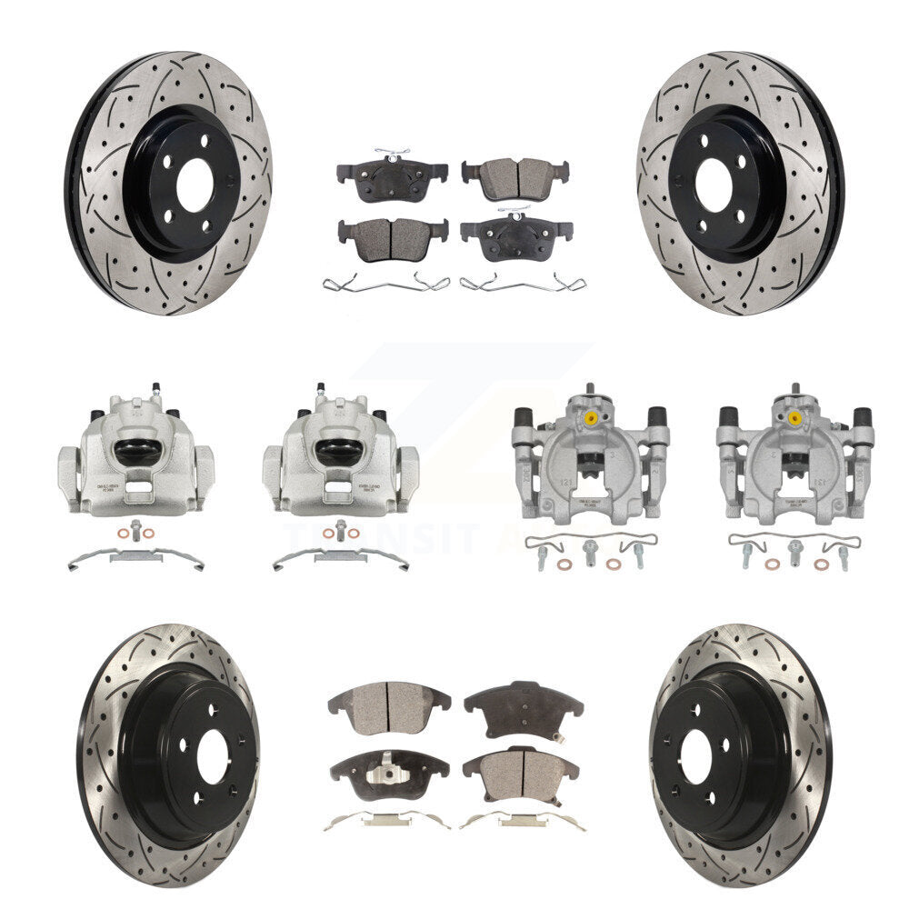 Transit Auto KCD-100693T Disc Brake Kit for 2017-2020 Lincoln MKZ - Front and Rear product image