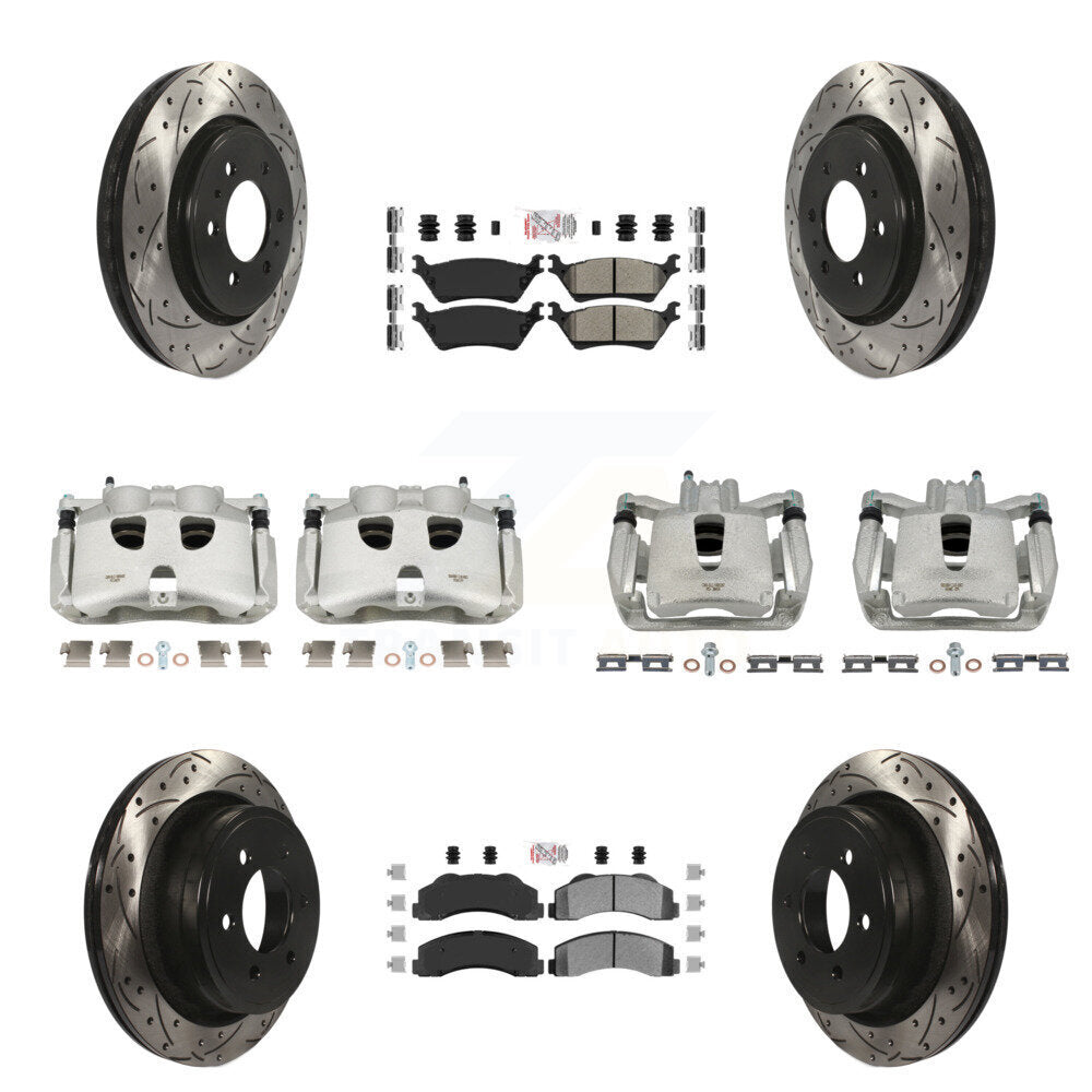 Transit Auto KCD-100694N Disc Brake Kit for 2012-2017 Ford F-150 - Front and Rear product image