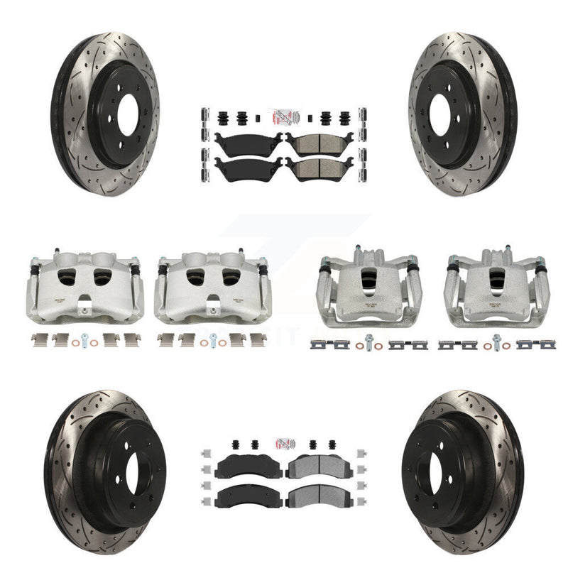 Transit Auto KCD-100694N Disc Brake Kit for 2012-2017 Ford F-150 - Front and Rear product image