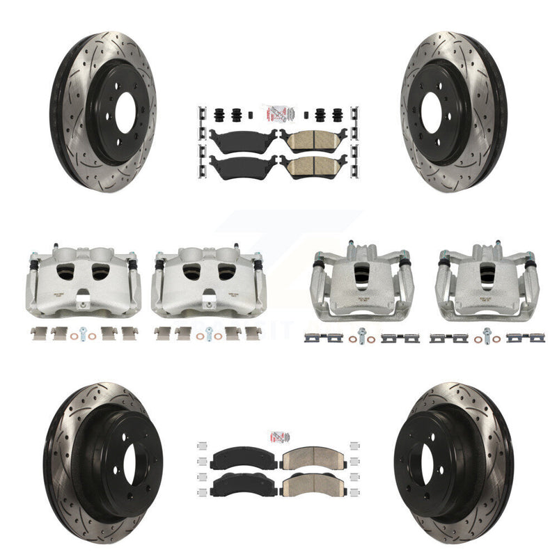 Transit Auto KCD-100696N Disc Brake Kit for 2012-2017 Ford F-150 - Front and Rear product image