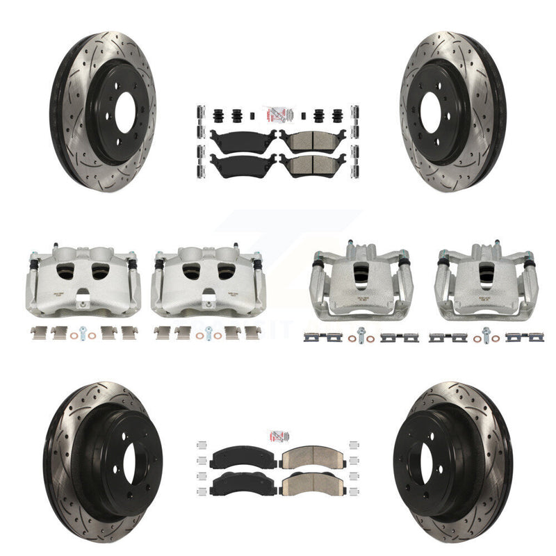 Transit Auto KCD-100697N Disc Brake Kit for 2012-2017 Ford F-150 - Front and Rear product image