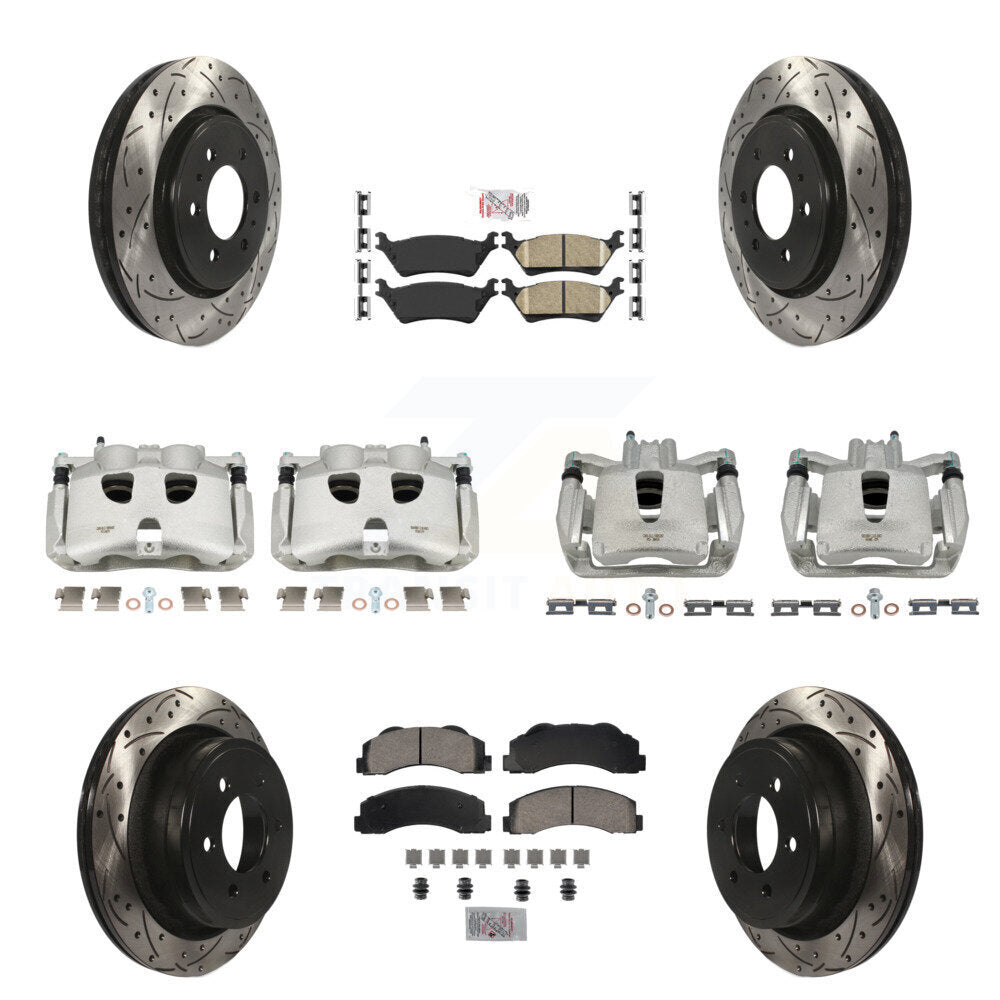 Transit Auto KCD-100698N Disc Brake Kit for 2012-2017 Ford F-150 - Front and Rear product image