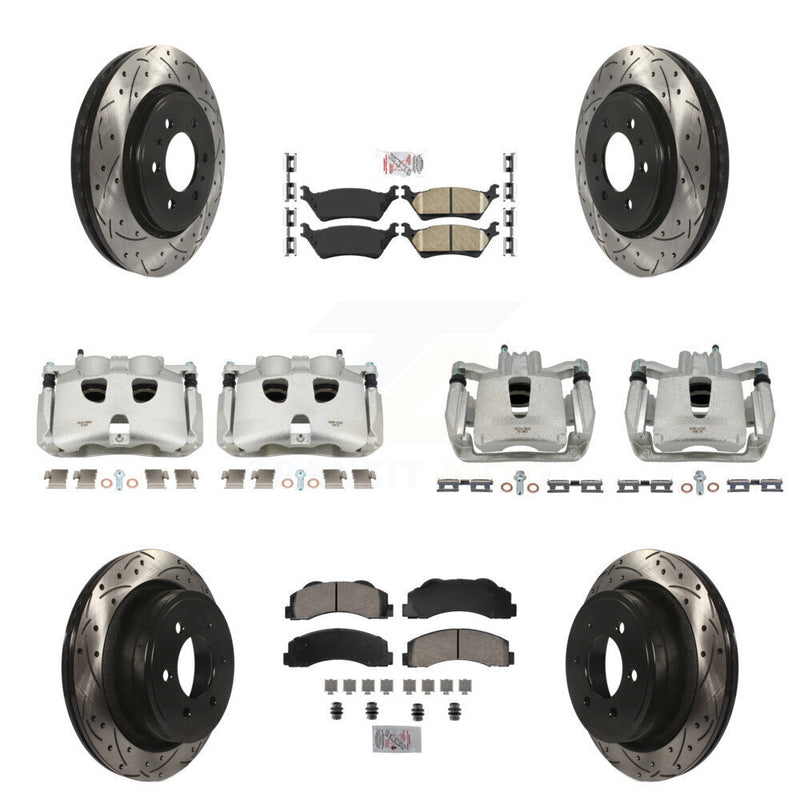 Transit Auto KCD-100698N Disc Brake Kit for 2012-2017 Ford F-150 - Front and Rear product image