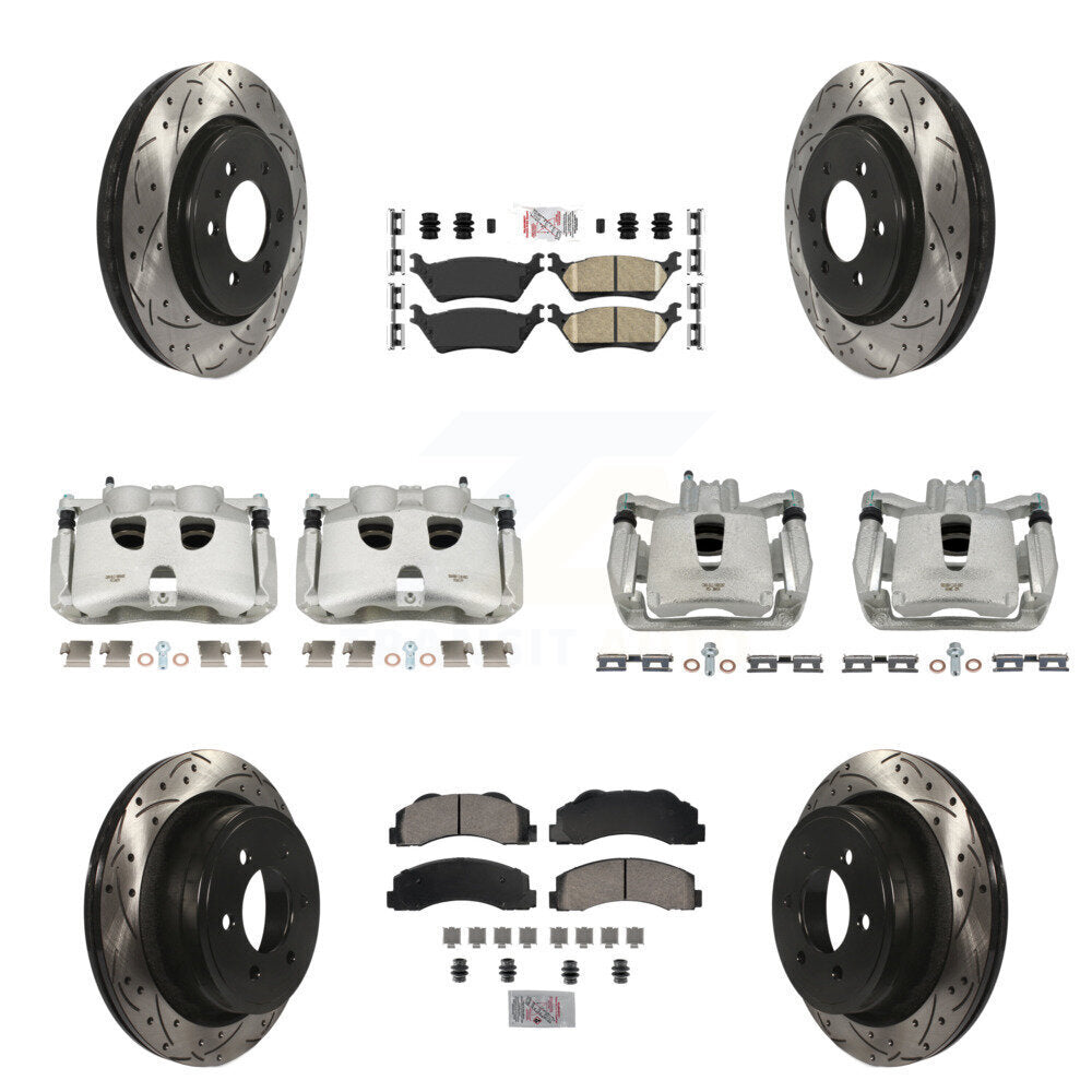 Transit Auto KCD-100699N Disc Brake Kit for 2012-2017 Ford F-150 - Front and Rear product image