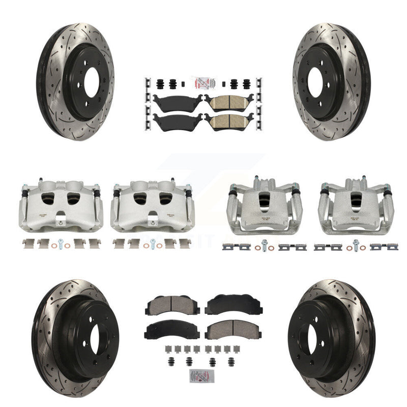 Transit Auto KCD-100699N Disc Brake Kit for 2012-2017 Ford F-150 - Front and Rear product image