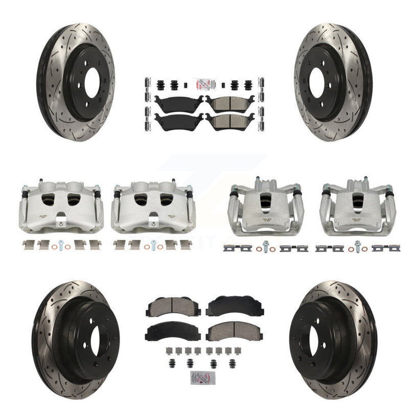 Transit Auto KCD-100700N Disc Brake Kit for 2012-2017 Ford F-150 - Front and Rear product image