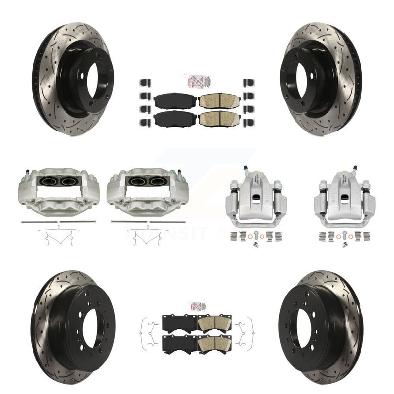 Transit Auto KCD-100701N Disc Brake Kit for 2007-2016 Toyota Sequoia, Toyota Tundra - Front and Rear product image