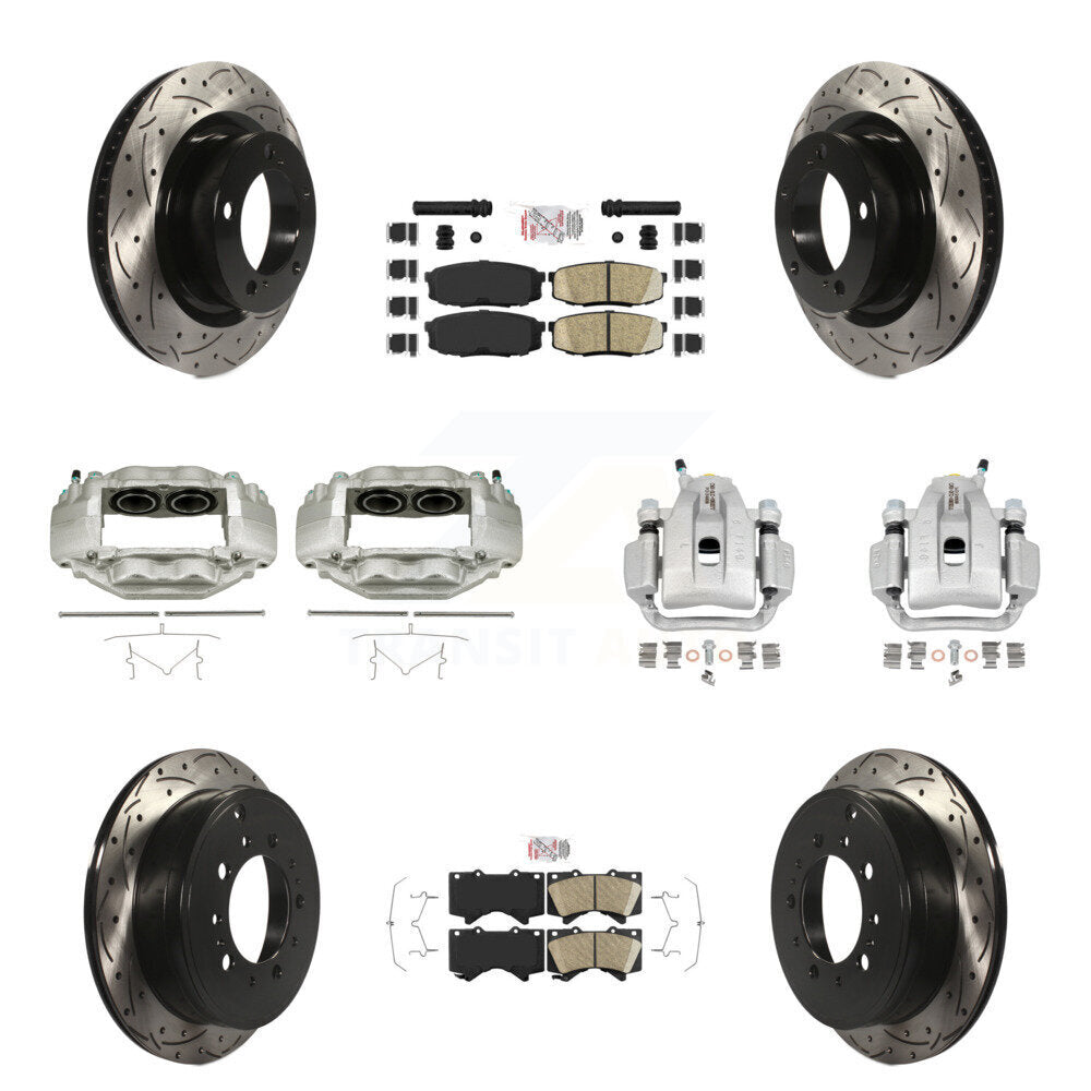 Transit Auto KCD-100702N Disc Brake Kit for 2007-2016 Toyota Sequoia, Toyota Tundra - Front and Rear product image