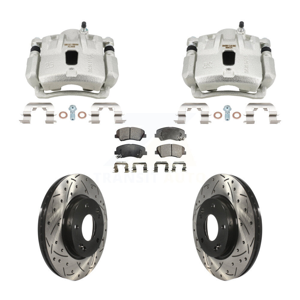 Transit Auto KCD-100702T Disc Brake Kit for 2013-2016 Hyundai Elantra, Hyundai Elantra Coupe - Front product image