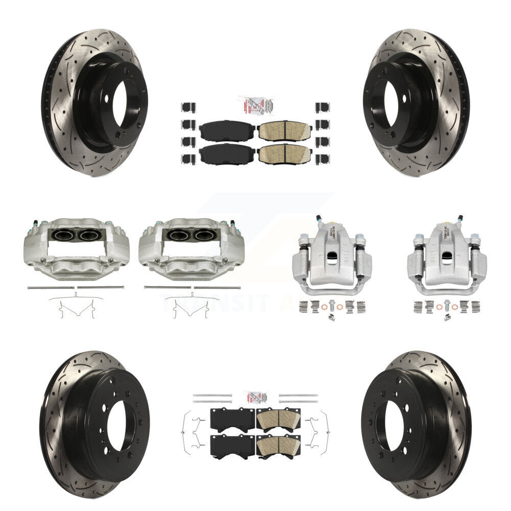 Transit Auto KCD-100703N Disc Brake Kit for 2007-2016 Toyota Sequoia, Toyota Tundra - Front and Rear product image