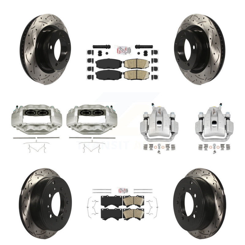 Transit Auto KCD-100704N Disc Brake Kit for 2007-2016 Toyota Sequoia, Toyota Tundra - Front and Rear product image