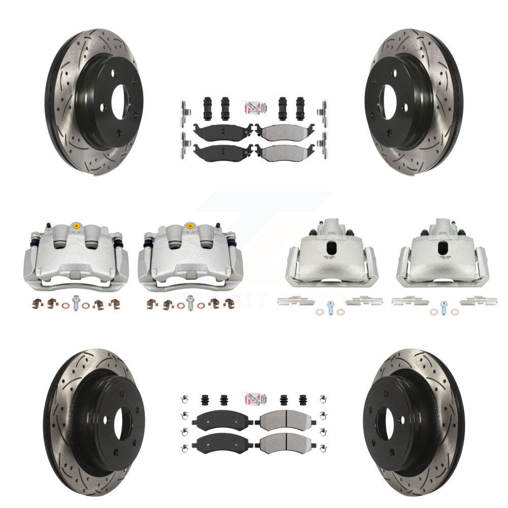 Transit Auto KCD-100731N Disc Brake Kit for 2009-2022 Ram 1500 Classic, Ram 1500, Dodge Ram 1500 - Front and Rear product image