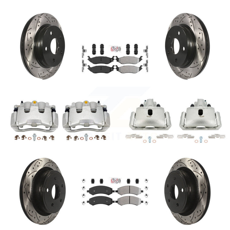 Transit Auto KCD-100731N Disc Brake Kit for 2009-2022 Ram 1500 Classic, Ram 1500, Dodge Ram 1500 - Front and Rear product image