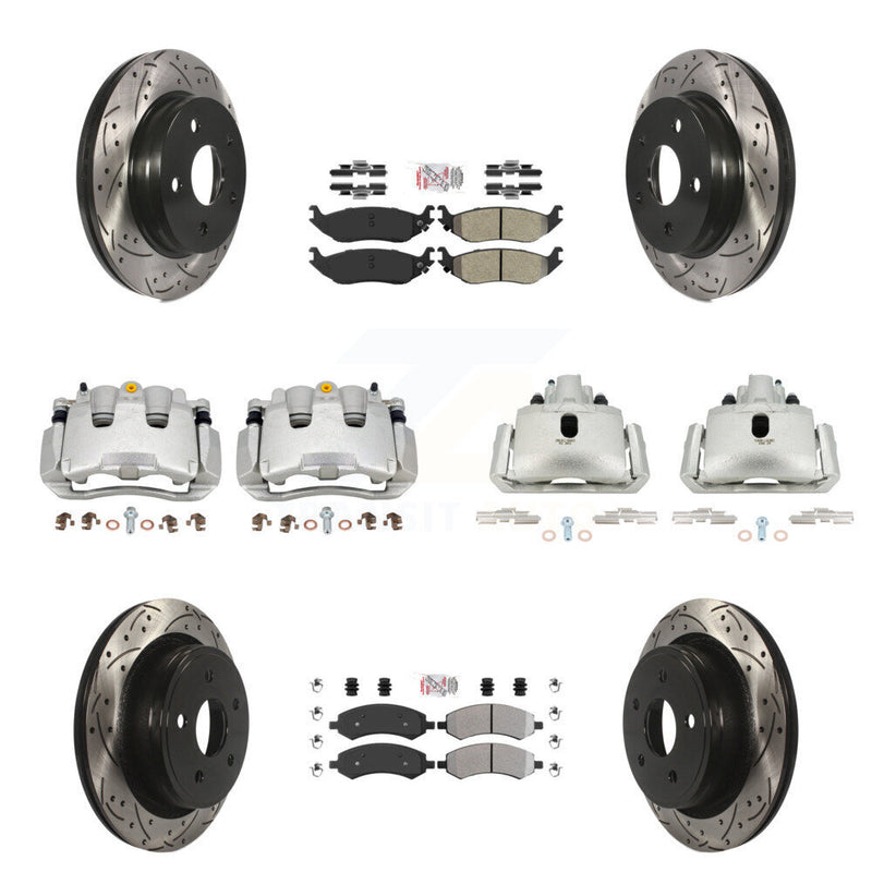 Transit Auto KCD-100732N Disc Brake Kit for 2009-2022 Ram 1500 Classic, Ram 1500, Dodge Ram 1500 - Front and Rear product image