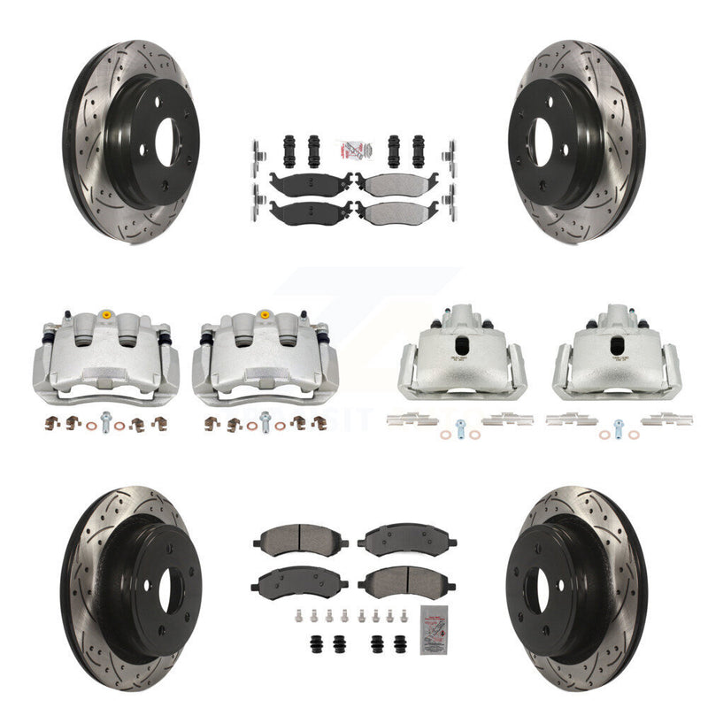 Transit Auto KCD-100733N Disc Brake Kit for 2009-2022 Ram 1500 Classic, Ram 1500, Dodge Ram 1500 - Front and Rear product image