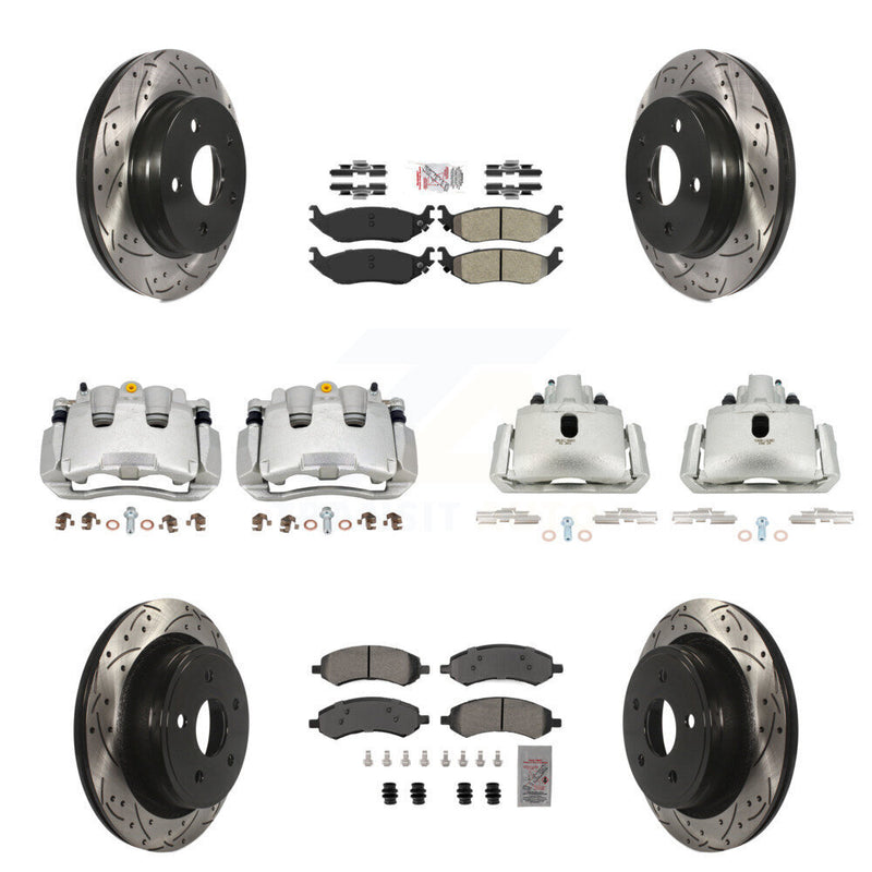 Transit Auto KCD-100734N Disc Brake Kit for 2009-2022 Ram 1500 Classic, Ram 1500, Dodge Ram 1500 - Front and Rear product image