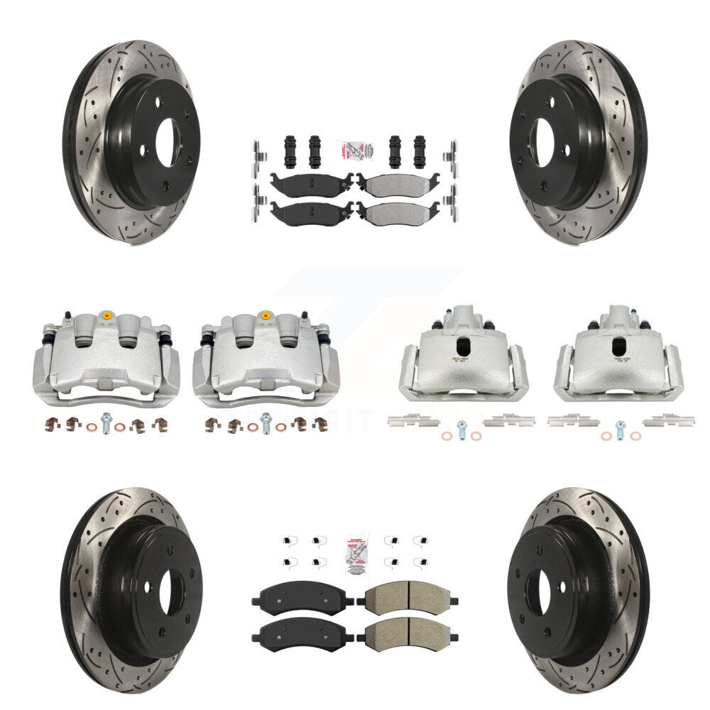 Transit Auto KCD-100735N Disc Brake Kit for 2009-2022 Ram 1500 Classic, Ram 1500, Dodge Ram 1500 - Front and Rear product image
