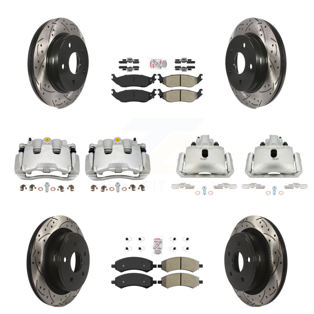 Transit Auto KCD-100736N Disc Brake Kit for 2009-2022 Ram 1500 Classic, Ram 1500, Dodge Ram 1500 - Front and Rear product image