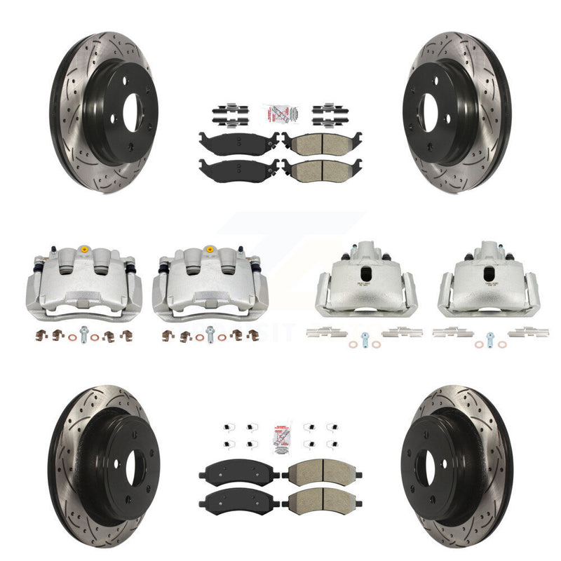 Transit Auto KCD-100736N Disc Brake Kit for 2009-2022 Ram 1500 Classic, Ram 1500, Dodge Ram 1500 - Front and Rear product image