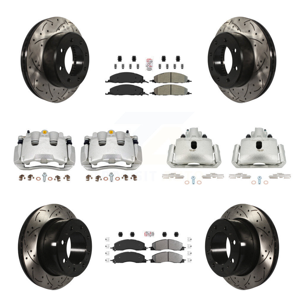 Transit Auto KCD-100737N Disc Brake Kit for 2012 Ram 1500 - Front and Rear product image