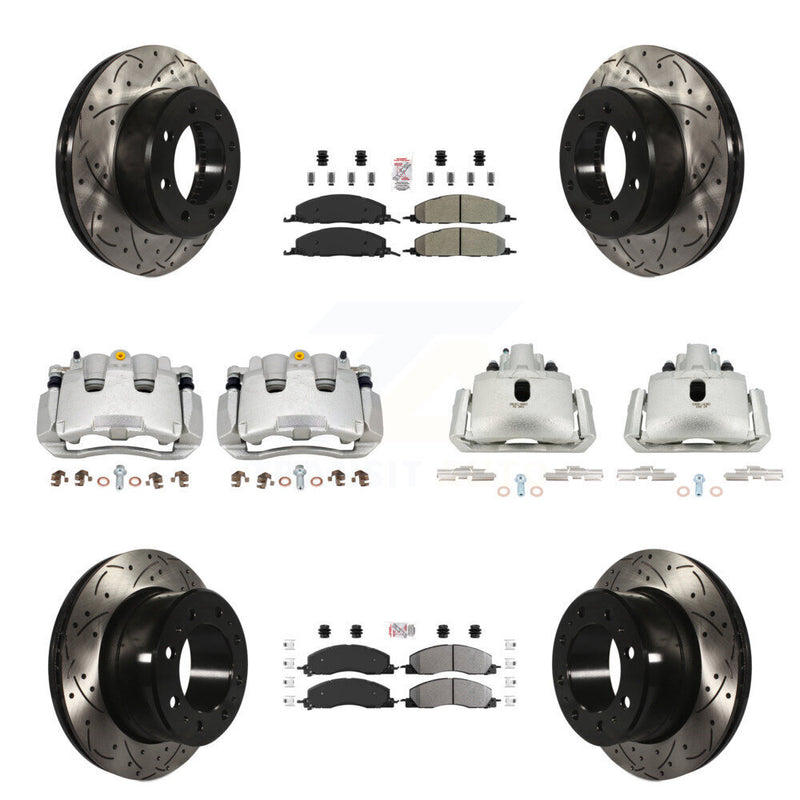 Transit Auto KCD-100737N Disc Brake Kit for 2012 Ram 1500 - Front and Rear product image