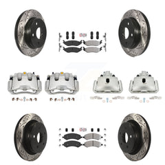 Transit Auto KCD-100741N Disc Brake Kit for 2007-2009 Chrysler Aspen, Dodge Durango - Front and Rear product image