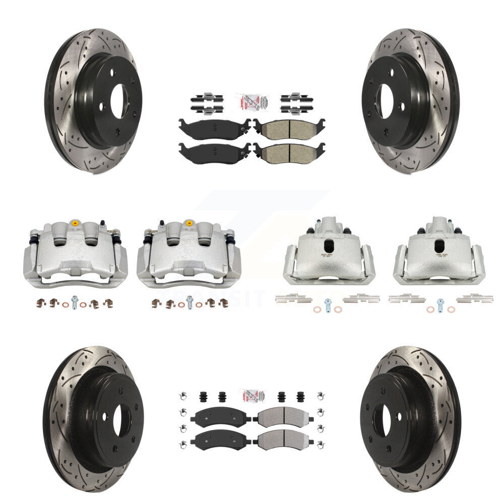 Transit Auto KCD-100742N Disc Brake Kit for 2007-2009 Chrysler Aspen, Dodge Durango - Front and Rear product image