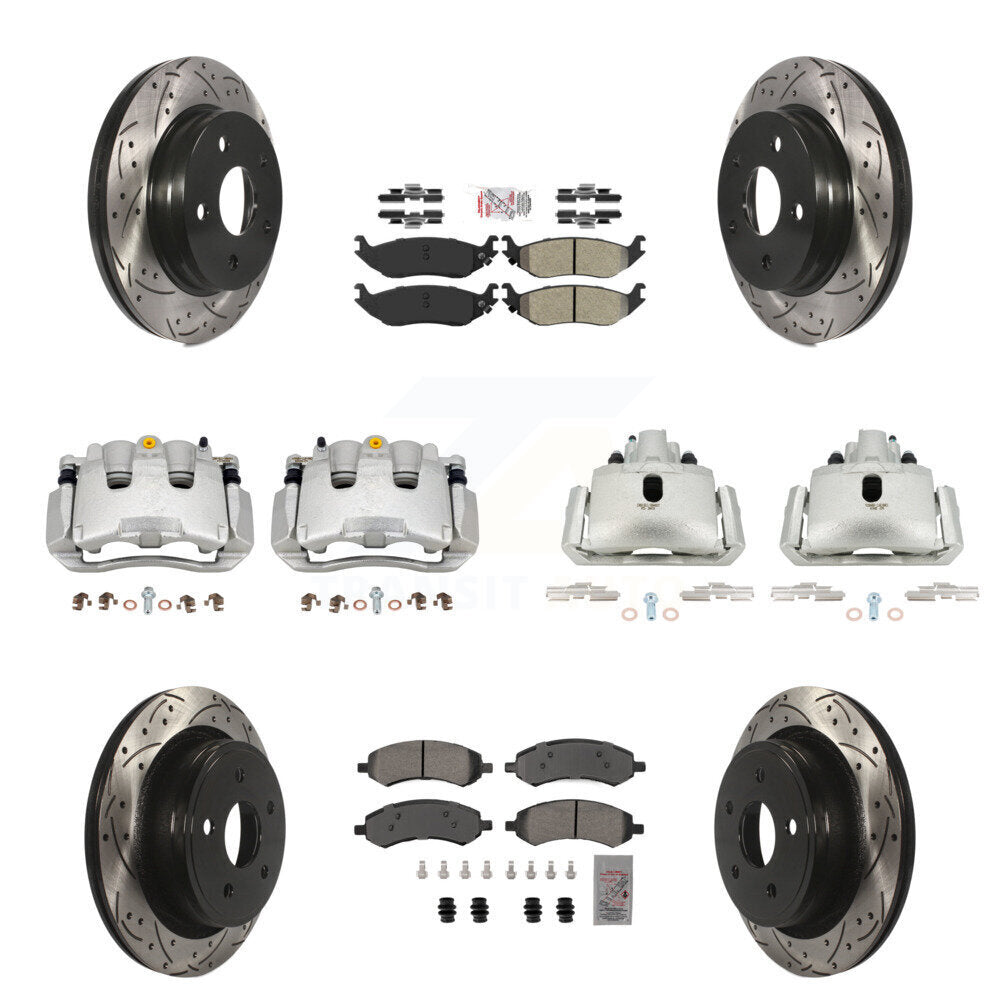 Transit Auto KCD-100744N Disc Brake Kit for 2007-2009 Chrysler Aspen, Dodge Durango - Front and Rear product image