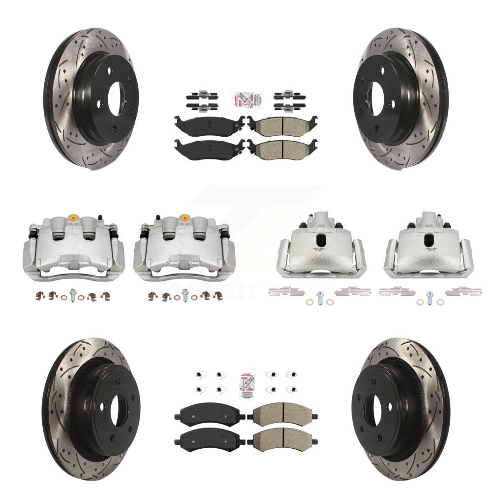 Transit Auto KCD-100746N Disc Brake Kit for 2007-2009 Chrysler Aspen, Dodge Durango - Front and Rear product image