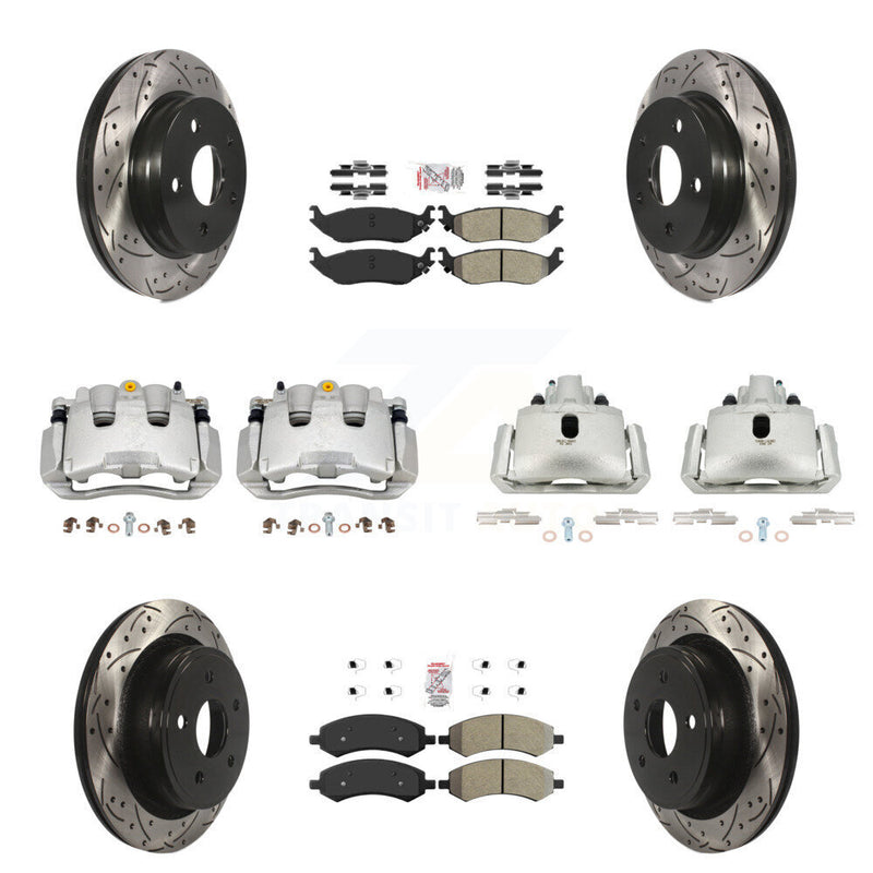 Transit Auto KCD-100746N Disc Brake Kit for 2007-2009 Chrysler Aspen, Dodge Durango - Front and Rear product image