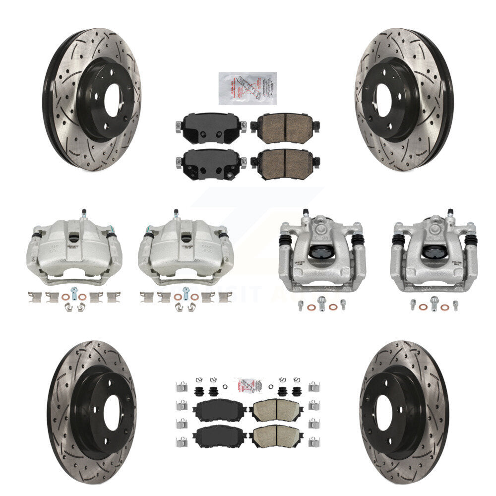Transit Auto KCD-100747N Disc Brake Kit for 2016-2018 Mazda 6 - Front and Rear product image
