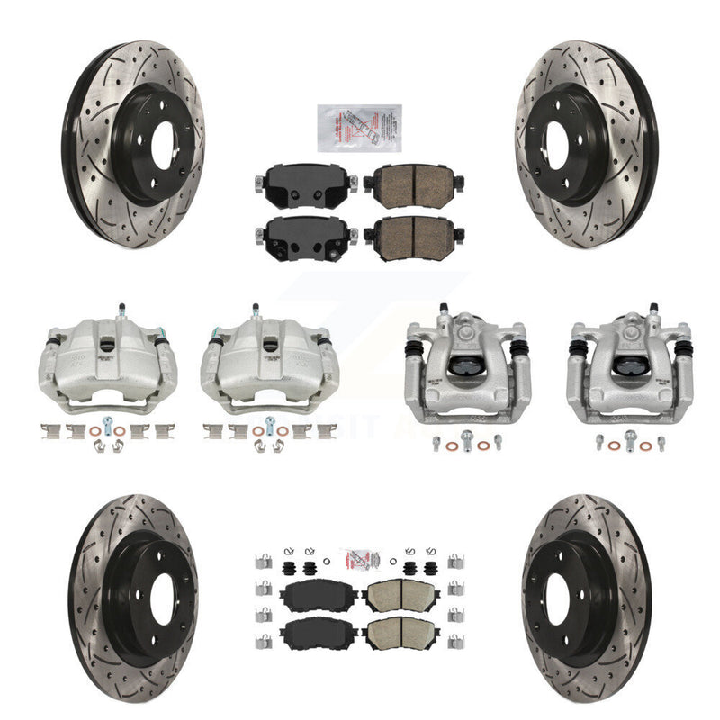 Transit Auto KCD-100747N Disc Brake Kit for 2016-2018 Mazda 6 - Front and Rear product image