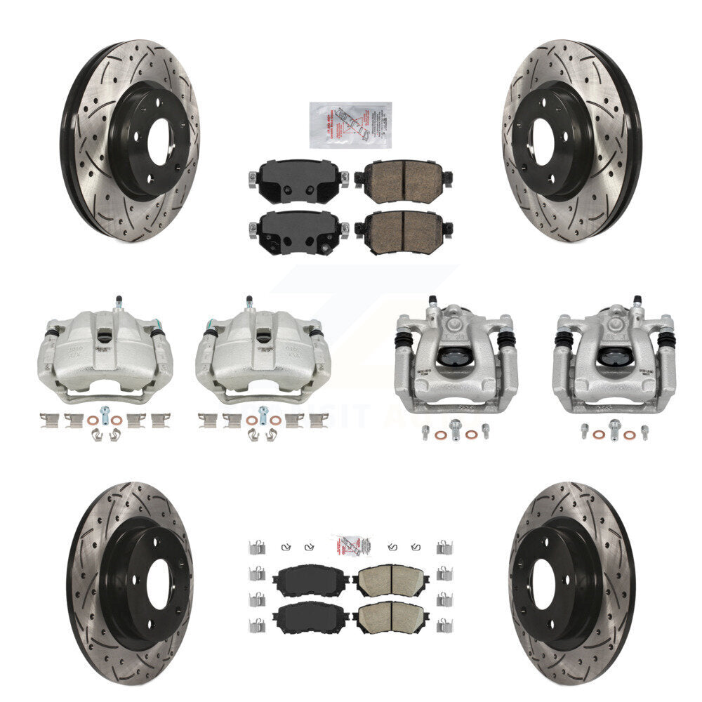 Transit Auto KCD-100748N Disc Brake Kit for 2016-2018 Mazda 6 - Front and Rear product image