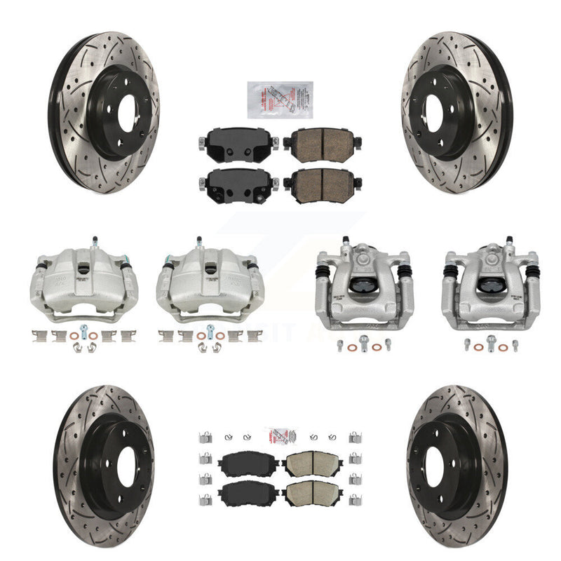 Transit Auto KCD-100748N Disc Brake Kit for 2016-2018 Mazda 6 - Front and Rear product image