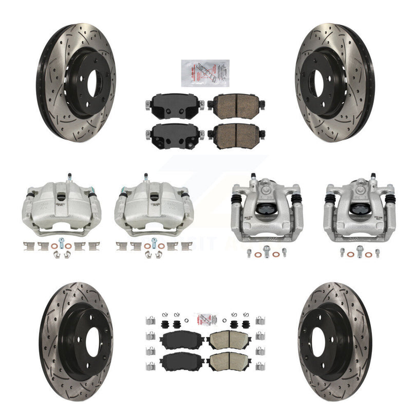 Transit Auto KCD-100749N Disc Brake Kit for 2019-2021 Mazda 6 - Front and Rear product image