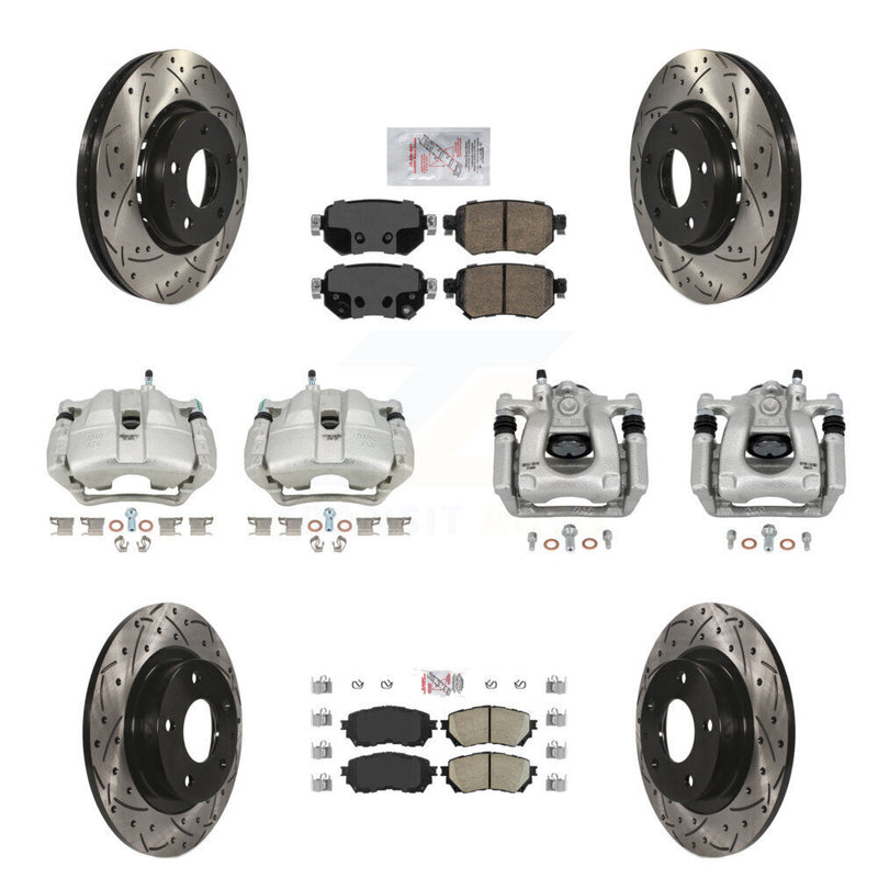 Transit Auto KCD-100750N Disc Brake Kit for 2019-2021 Mazda 6 - Front and Rear product image