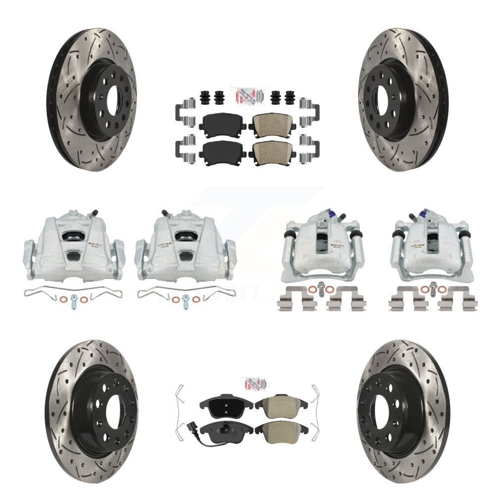 Transit Auto KCD-100751N Disc Brake Kit for 2009-2011 Volkswagen Tiguan - Front and Rear product image