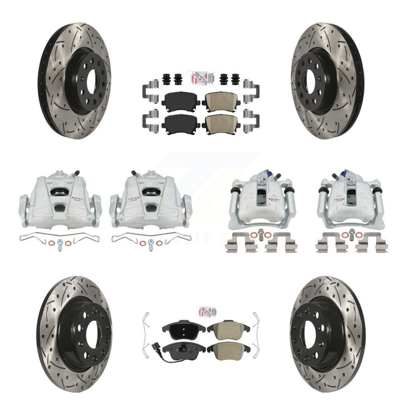 Transit Auto KCD-100751N Disc Brake Kit for 2009-2011 Volkswagen Tiguan - Front and Rear product image