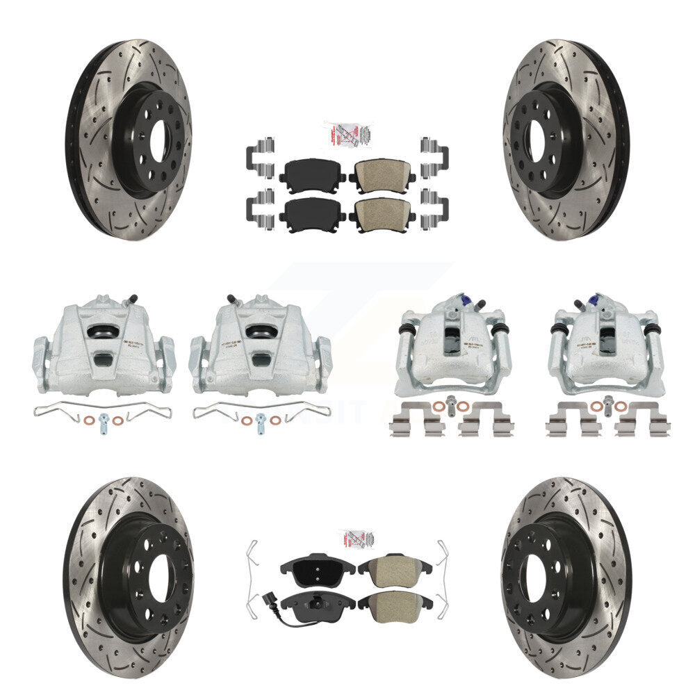 Transit Auto KCD-100752N Disc Brake Kit for 2009-2011 Volkswagen Tiguan - Front and Rear product image