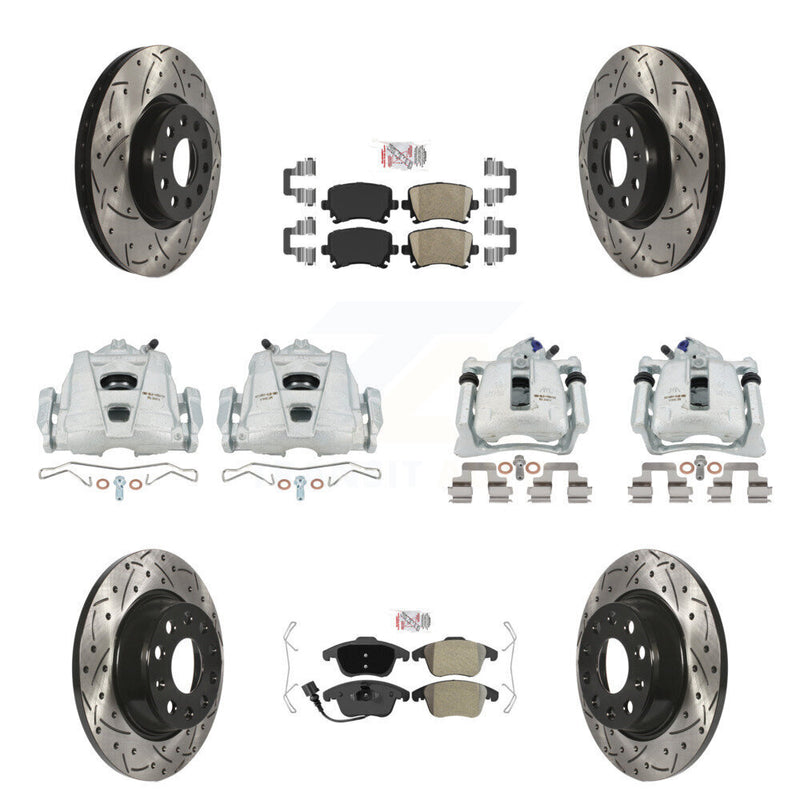 Transit Auto KCD-100752N Disc Brake Kit for 2009-2011 Volkswagen Tiguan - Front and Rear product image